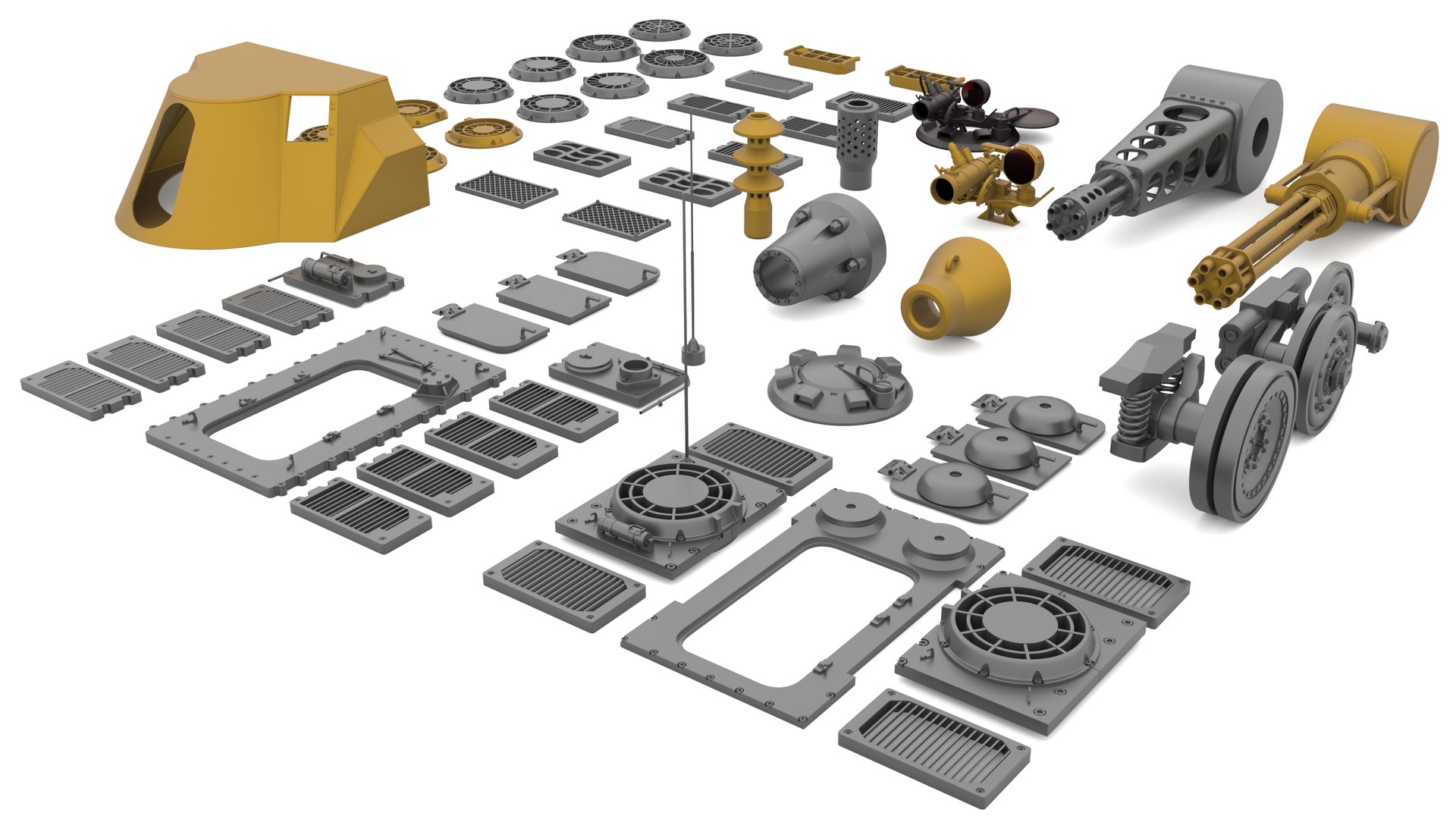 3D Printable Parts Modelo 3D - TurboSquid 1883017