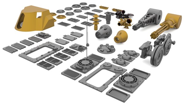 3D Printable Parts Modelo 3D - TurboSquid 1883017