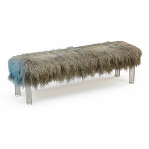 3d mongolian lamb bench model