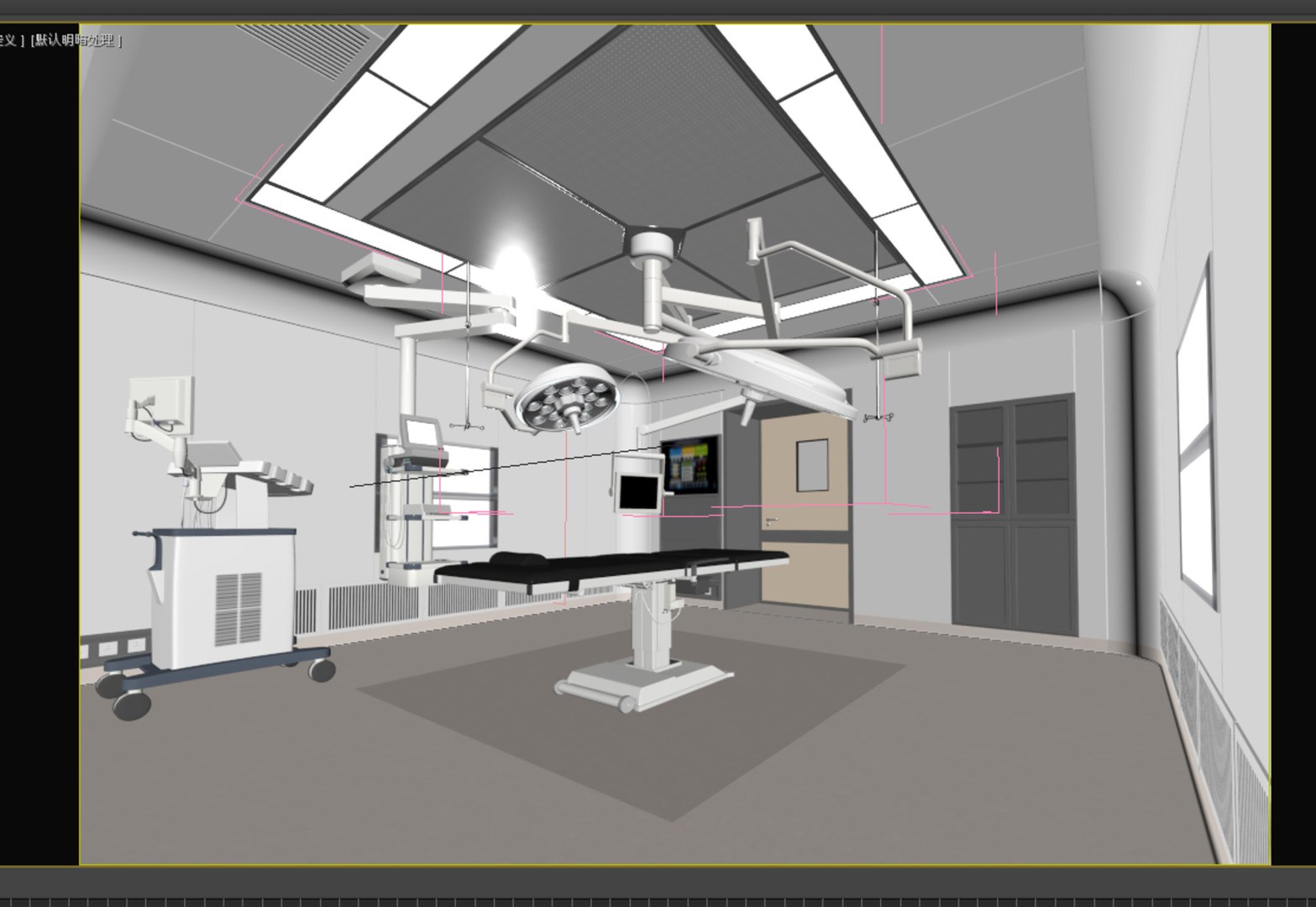 Medical Operating Room Modern Medical Hospital Room Surgical Operation ...