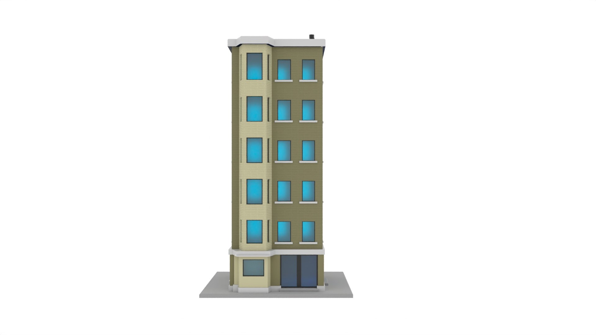 3D Toon Building 14 - TurboSquid 2292649