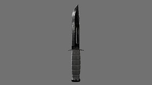 3D Combat Knife model