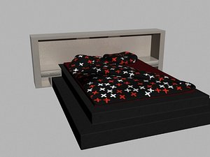 free obj model bed