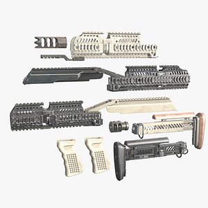 PBR gameready Zenitco AK upgrades bundle