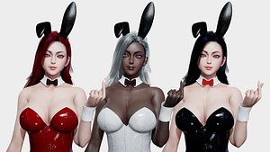 Bunny Girl - Game Ready Low-poly