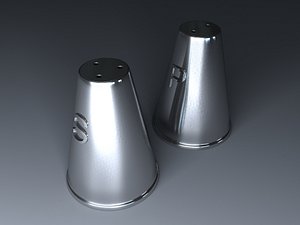 Stainless Steel Salt and Pepper dispensers