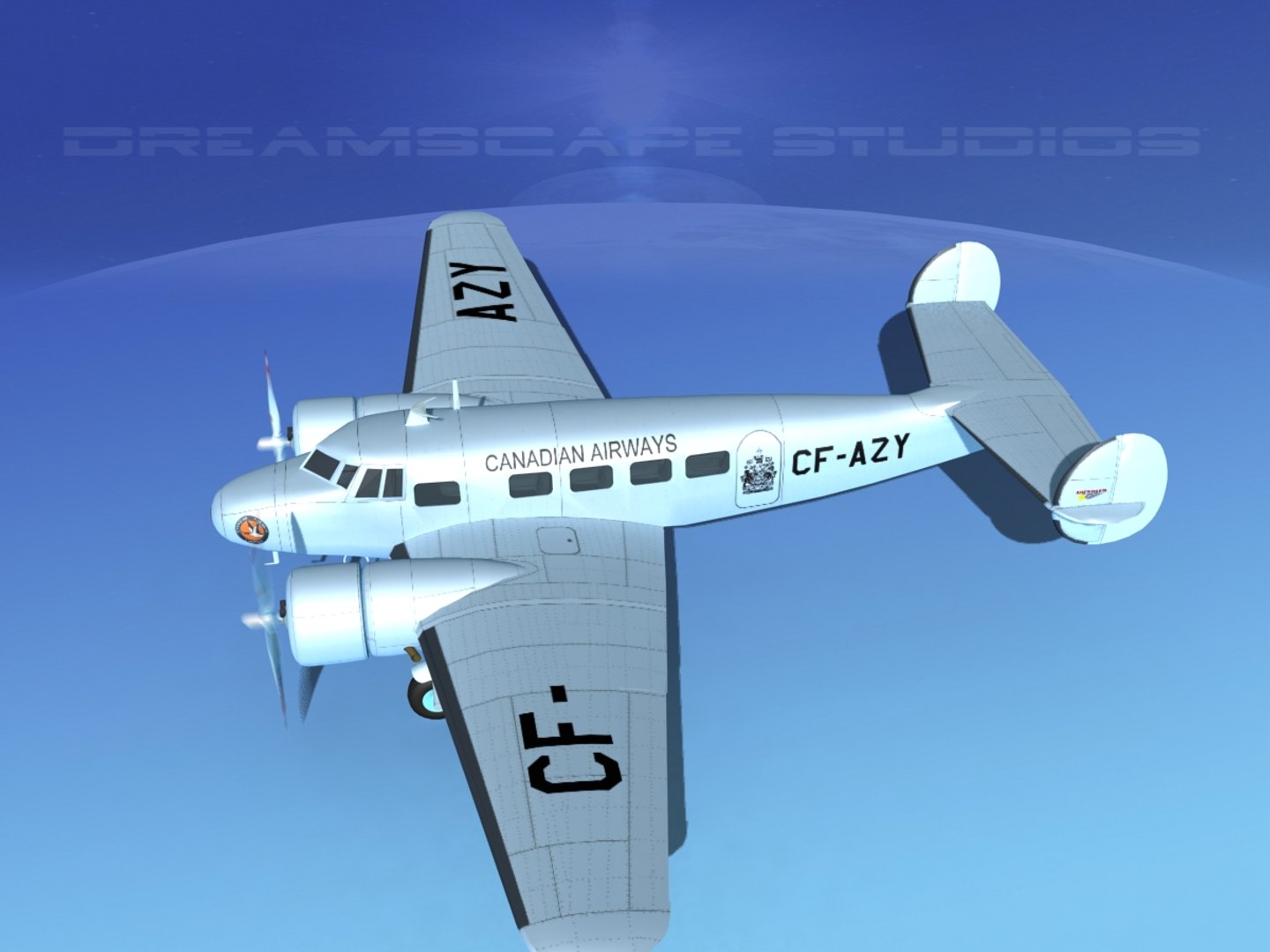 3d Model Propellers Lockheed L10 Electra
