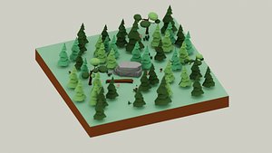 3D model Nature asset pack