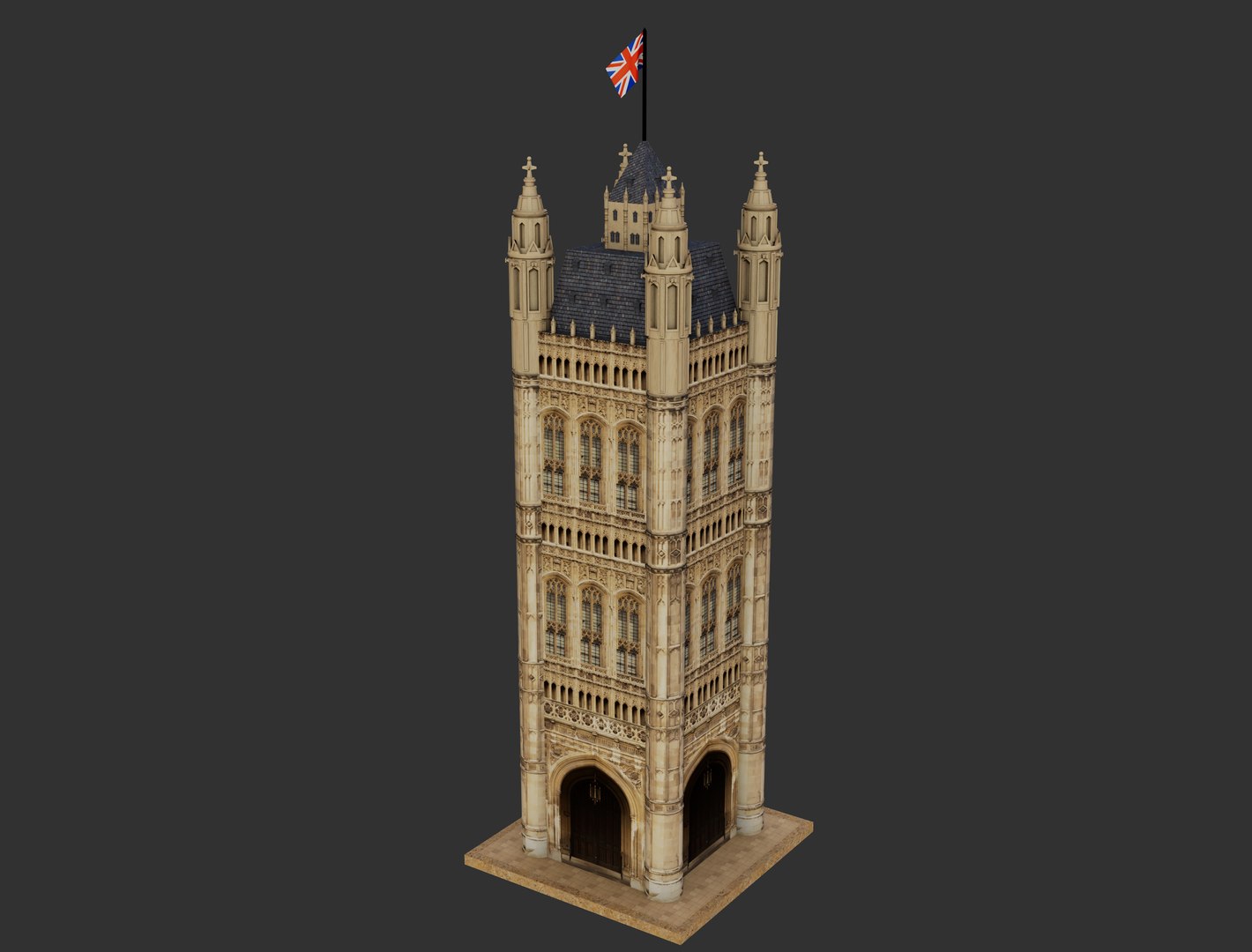 3D Victoria Tower London https://p.turbosquid.com/ts-thumb/sS/bpX9Ju/IX/tower4/jpg/1746124814/1920x1080/fit_q87/ce632d43d5291086299dd1f0ec9c88b9e3b2f0eb/tower4.jpg