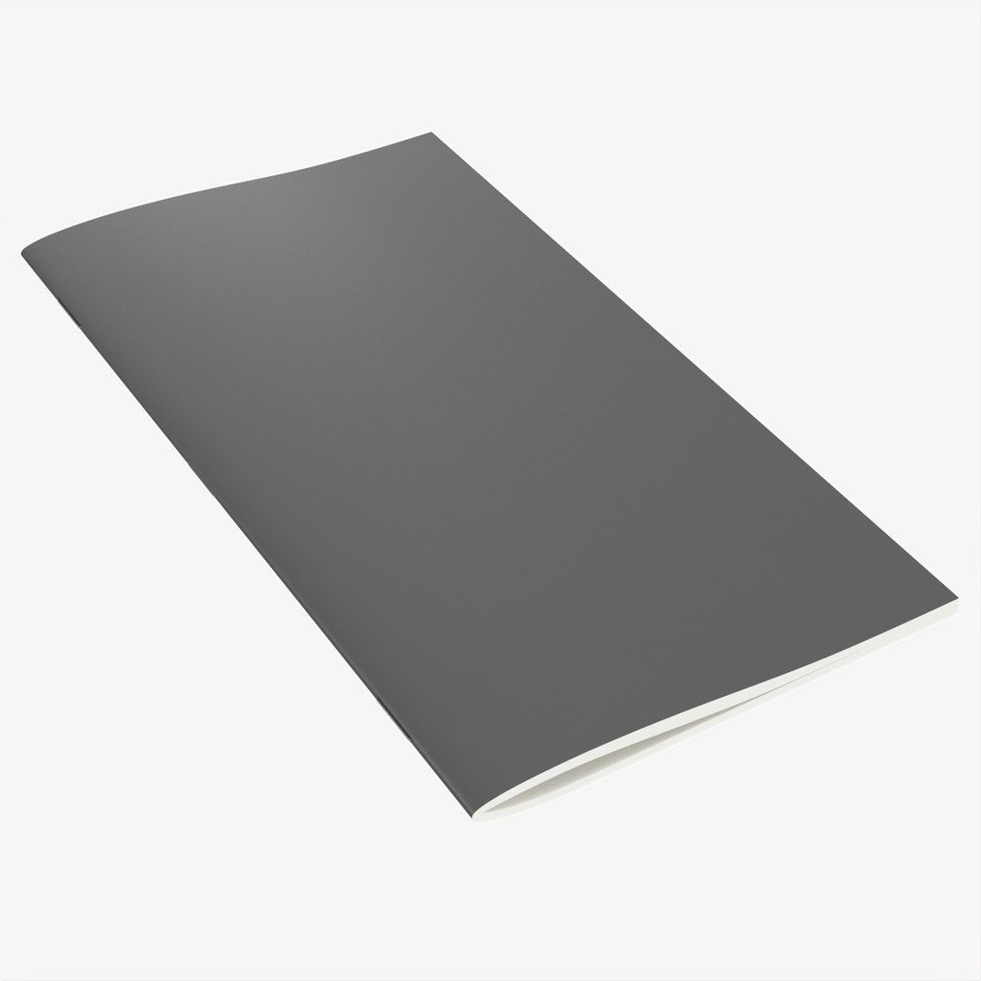 3D Brochure Guide Book 03 Closed Model - TurboSquid 1779714