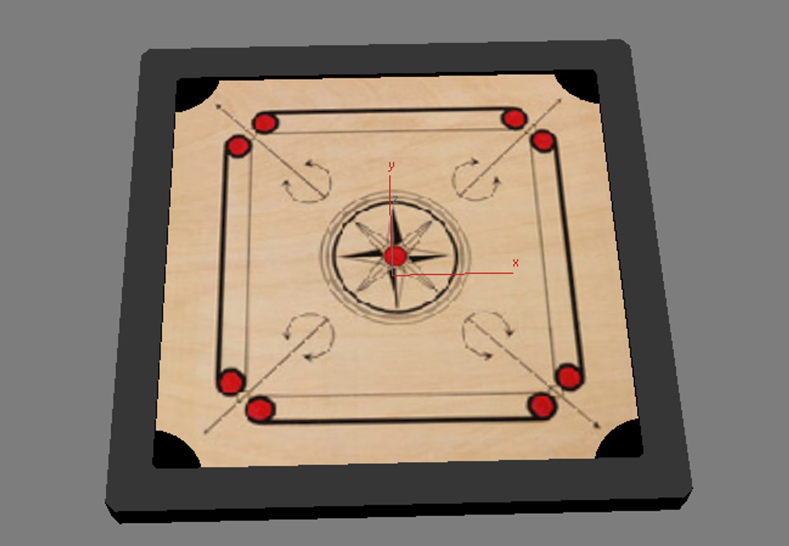 Carrom board Stock Vector Images - Alamy