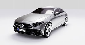 Mercedes Benz CLA 2021 Low-poly 3D model 3D model