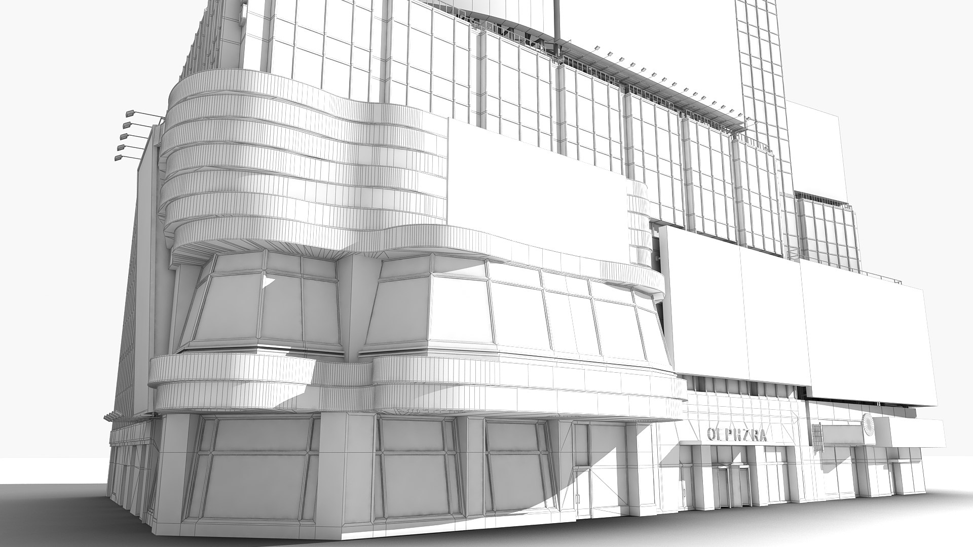 3D 1500 Building Textured Model - TurboSquid 2139765