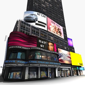 3D 1500 Building Textured model
