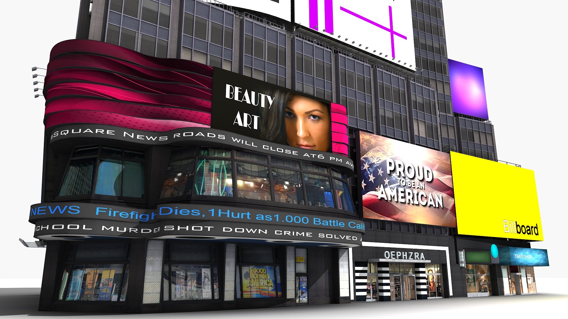 3D 1500 Building Textured model - TurboSquid 2139765