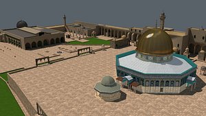 3D al-aqsa mosque model
