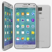 Samsung Galaxy S5 Mini White 3D Model