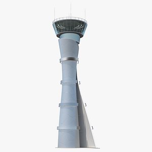 3D airport air traffic control tower
