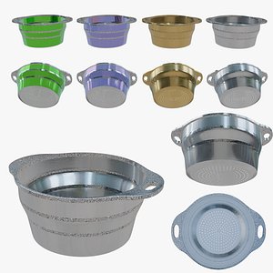Semi Circle Stainless Tea Strainer - Chai Poni 3D model
