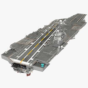 uss gerald aircraft carrier 3D model