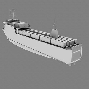 cargo carrier car obj