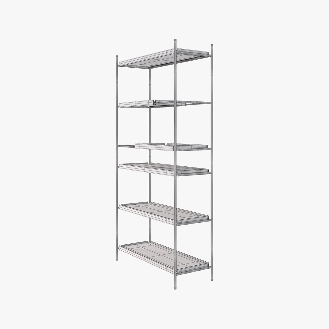 3D Model TRAY SHELF 001 - TurboSquid 2046773