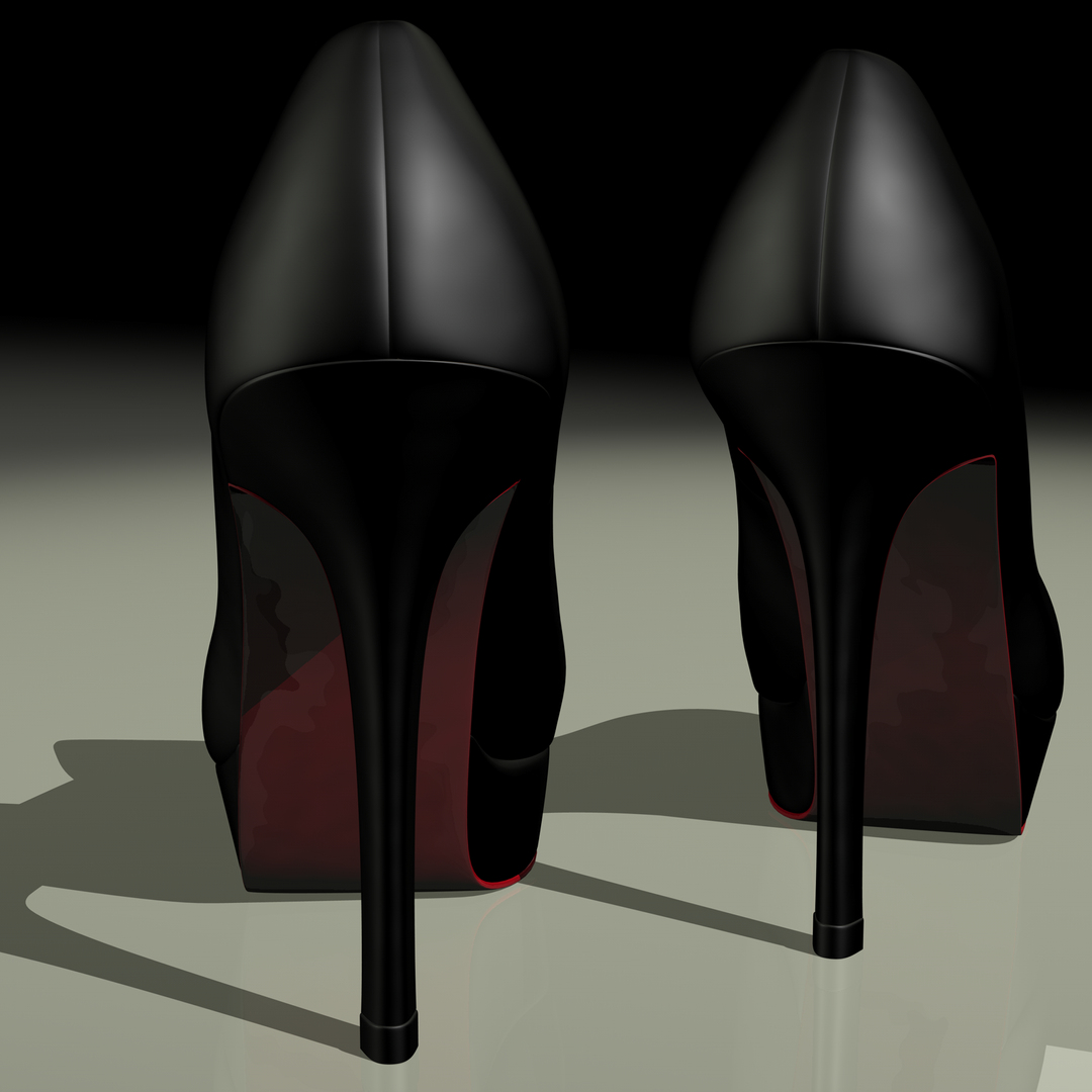 christian heels c4d