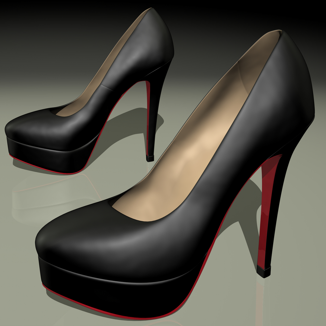 christian heels c4d