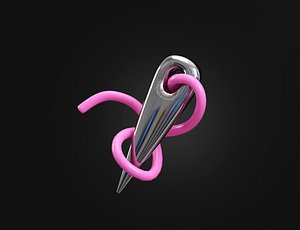 Sewing Needle 3d model