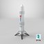Nebula 1 Rocket From Deep Blue Aerospace Standing Pose