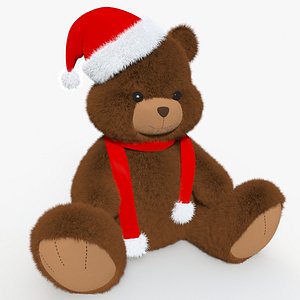 Bear toy brown 04