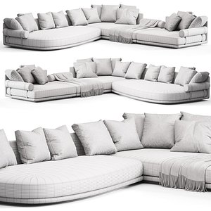 BB ITALIA Noonu Corner Sofa 3D model