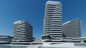 3D Modern Building 37
