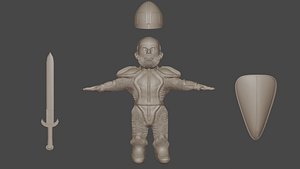 Human Footman 3D model 3D model