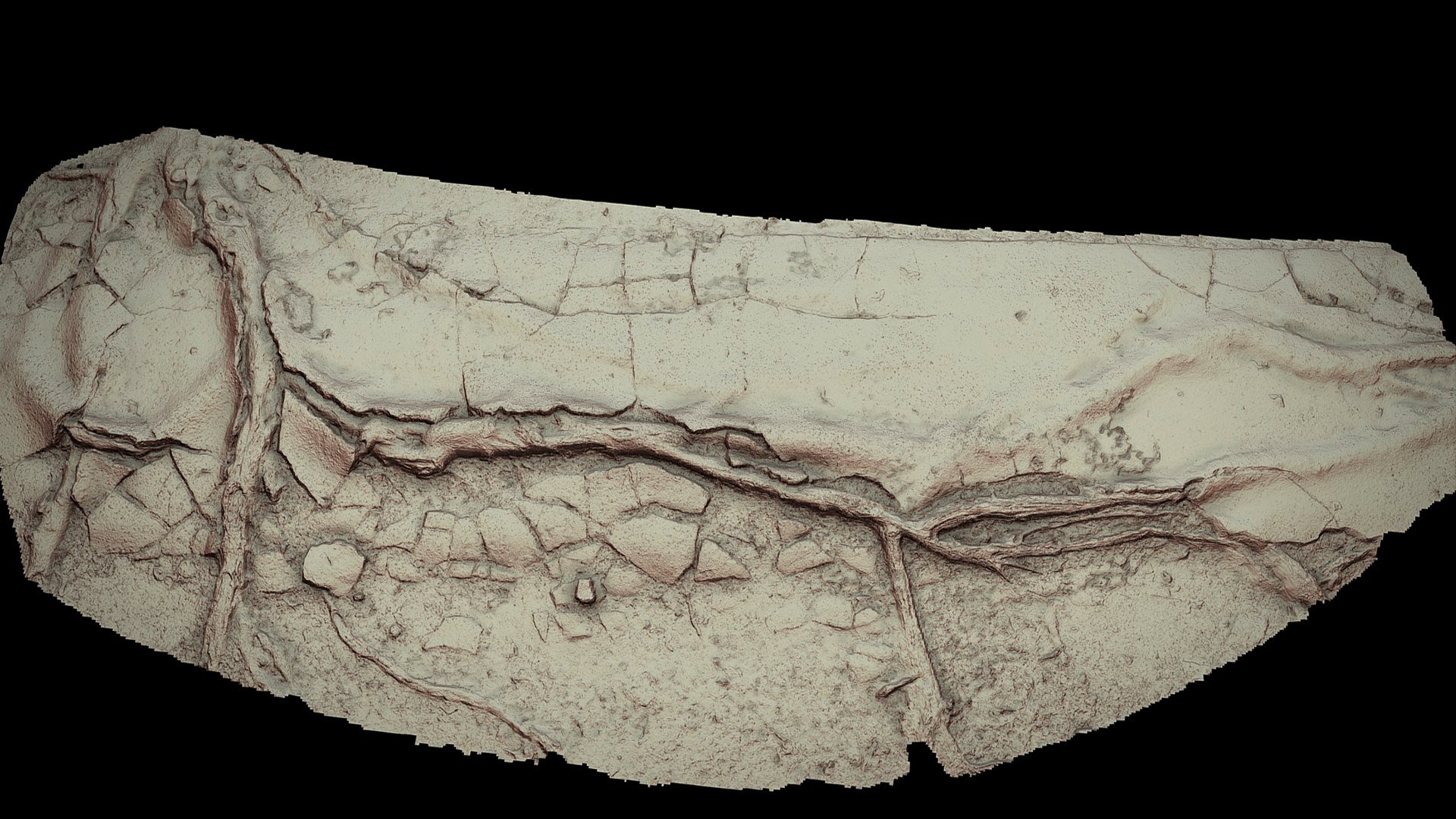 Asphalt Roots Damaged Road Part5 Photogrammetry Model - TurboSquid 2338071