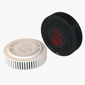 Fire Smoke Detector 3D generic Model