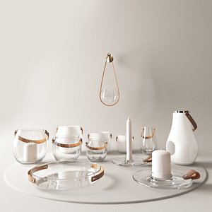 3d model design lantern candle