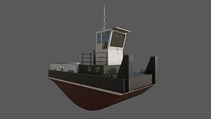 3D Aeronaut Ramborator tug boat 3D model