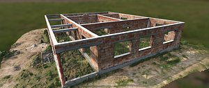 Derelict Structure Base 3D Scan 3D