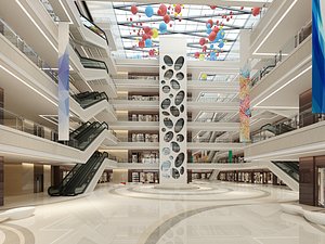 Shopping Mall 25 3D model