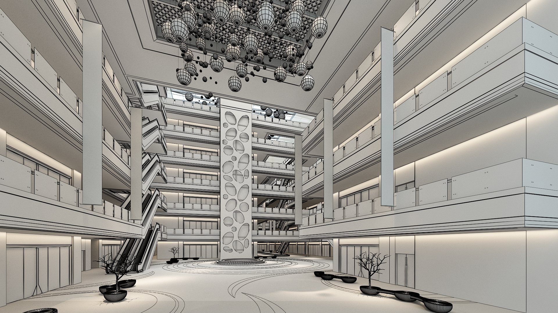 Shopping Mall 25 3D Model - TurboSquid 2144972