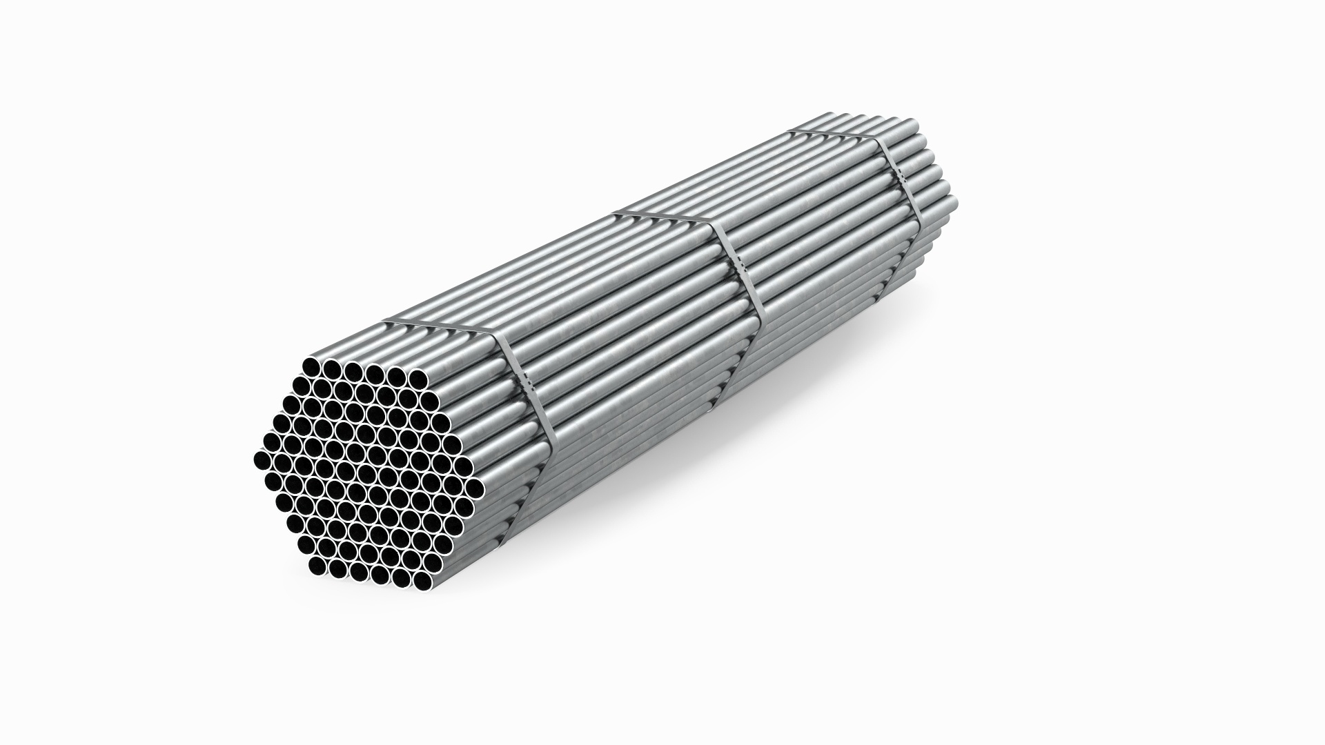 Thin Steel Pipes Bundle 2 Meters 3D Model - TurboSquid 2212187