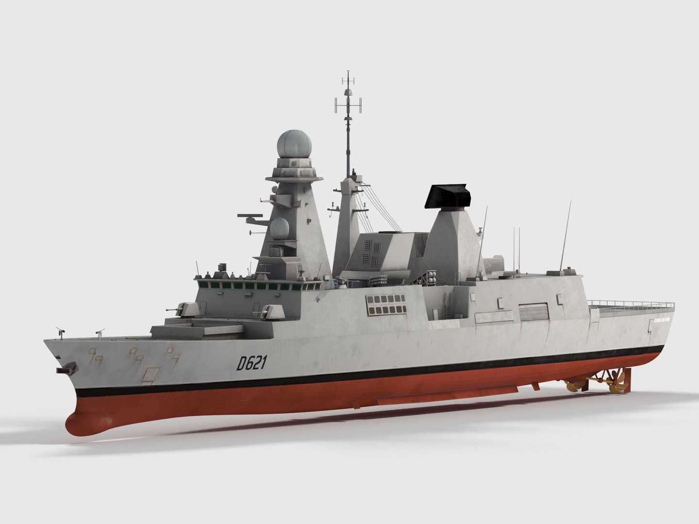 3D Modern Warship - TurboSquid 1867844