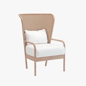 Rattan Chair 3D
