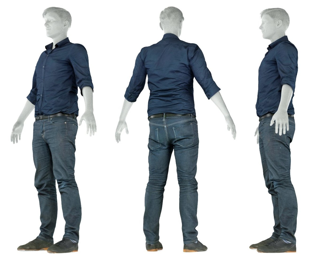 3D male clothing outfit - TurboSquid 1329807