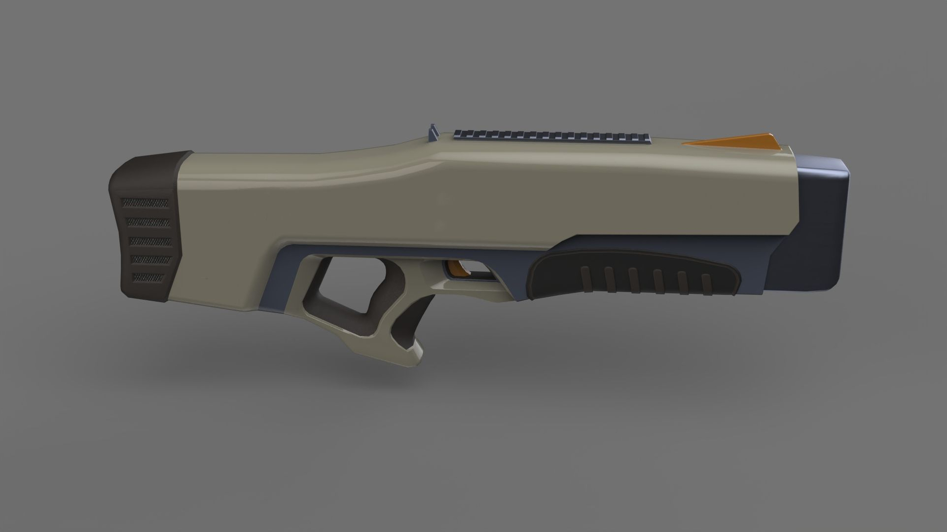 Sci-Fi Heavy Blaster Gun 3D Model - TurboSquid 2113409