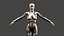 3D Rigged SILVER DROID Female