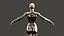 3D Rigged SILVER DROID Female