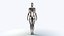 3D Rigged SILVER DROID Female
