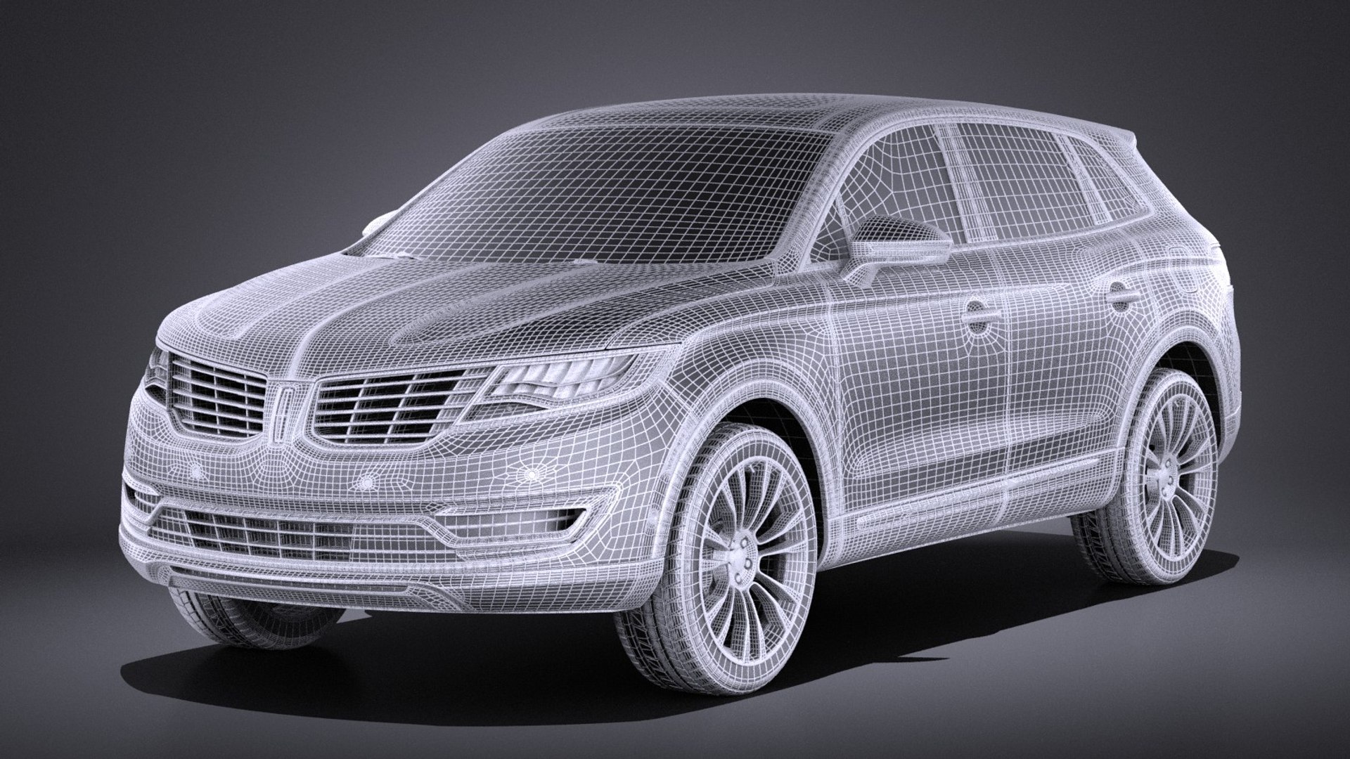 3d Model Of Mkx 2017